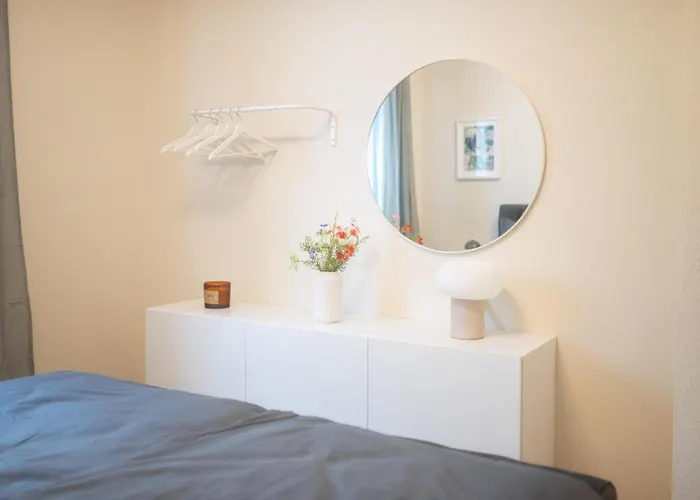 شقة Stilvolles Mit Balkon & Wifi باد شليما